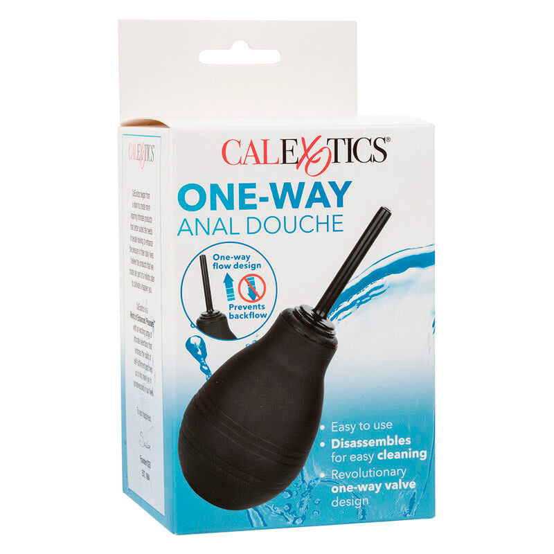 One way black anal douche