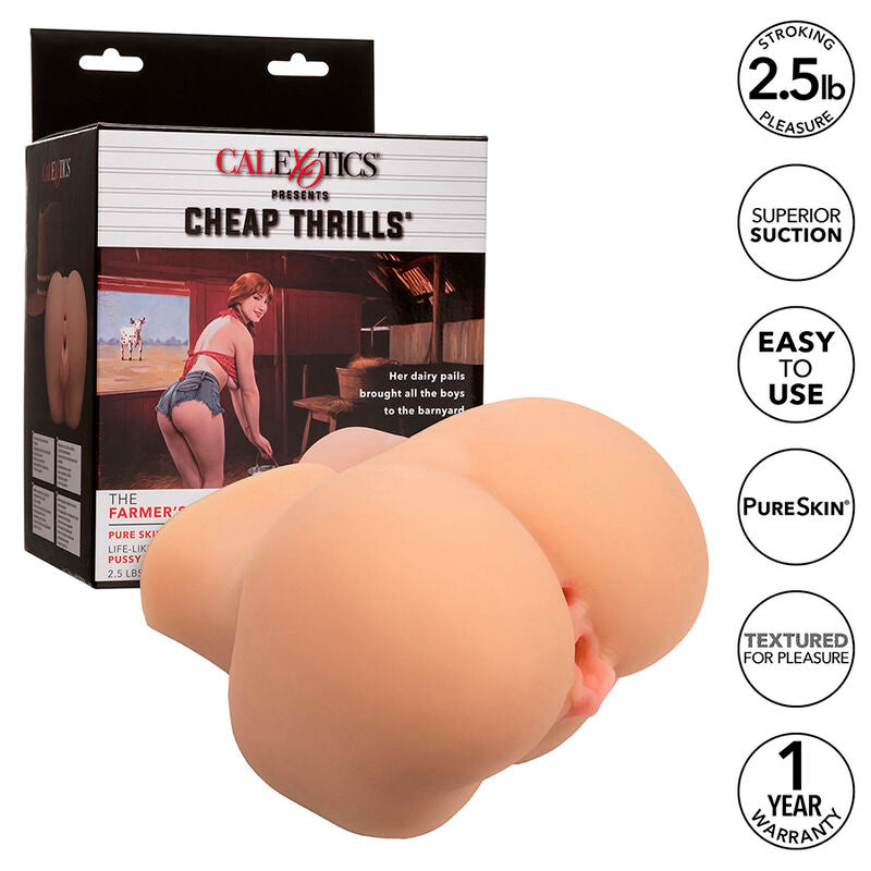The Farmer's Daughter Double Masturbator Realistic Flesh