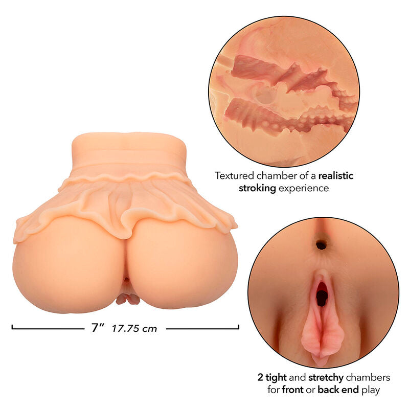 The peep show girl double masturbator realistic flesh