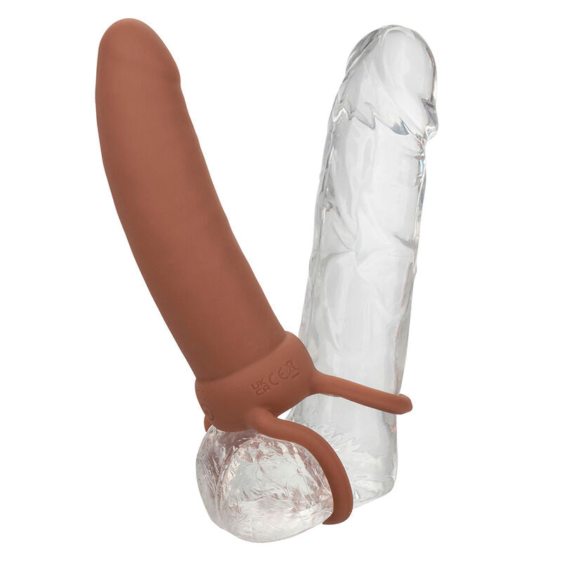 Maxx Thick Double Penetrator 10 Vibrations Brown