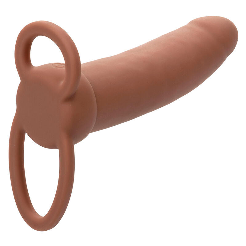 Maxx Thick Double Penetrator 10 Vibrations Brown