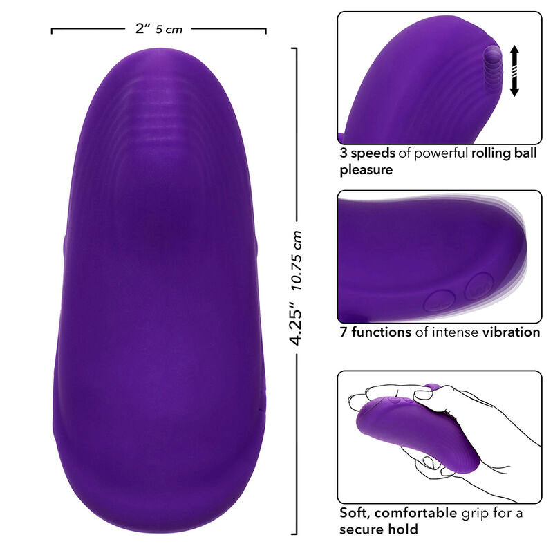 Envy portable ball massager 7 vibrations purple