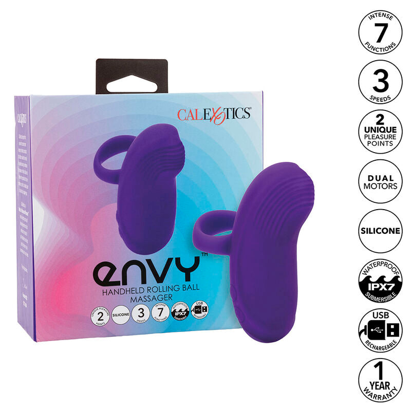 Envy portable ball massager 7 vibrations purple