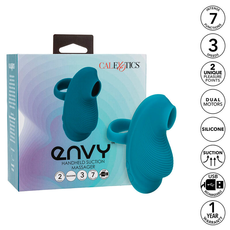 Envy portable ball massager 7 vibrations blue