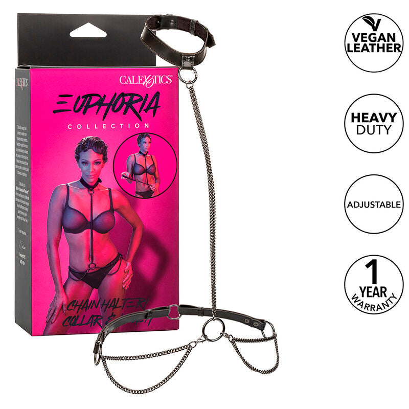 Euphoria collar and chain leash