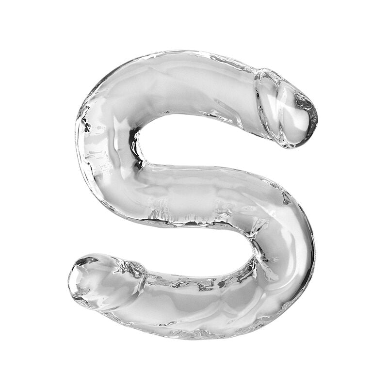 Double trouble double dildo 46 cm transparent