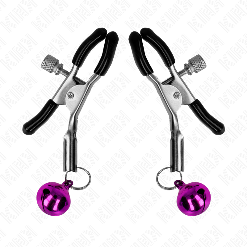 Single bell meton clamp purple 6 cm