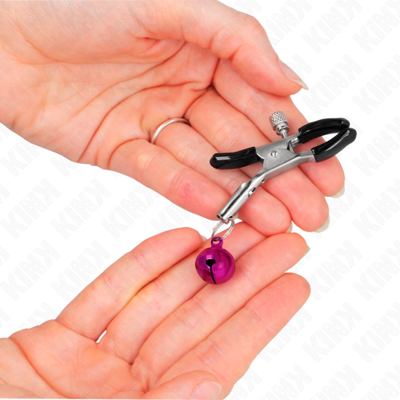 Single bell meton clamp purple 6 cm