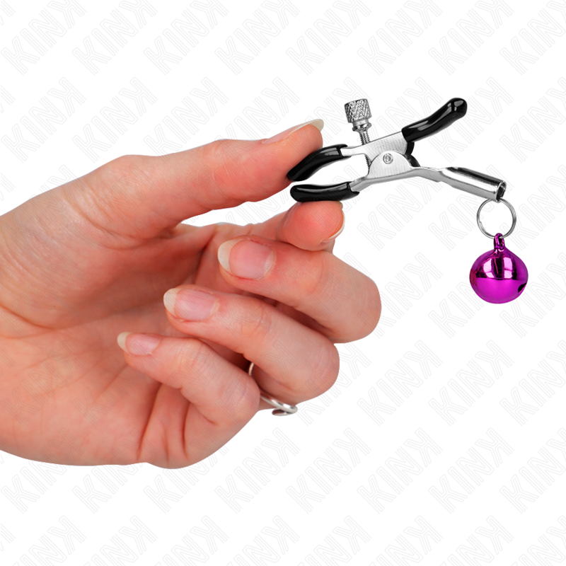 Single bell meton clamp purple 6 cm