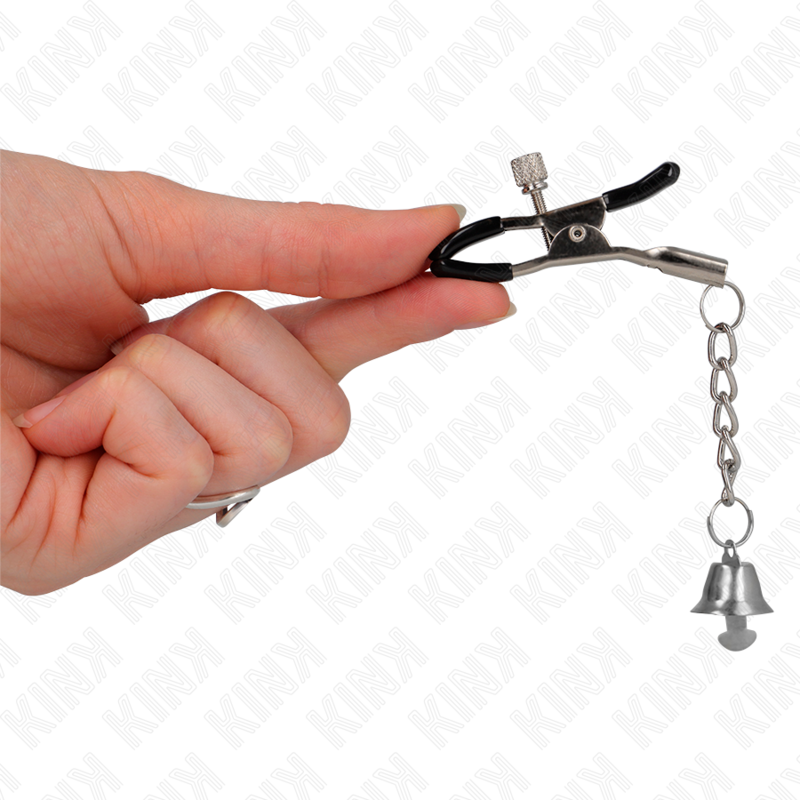 Teleton clips pendant bell silver 6 cm