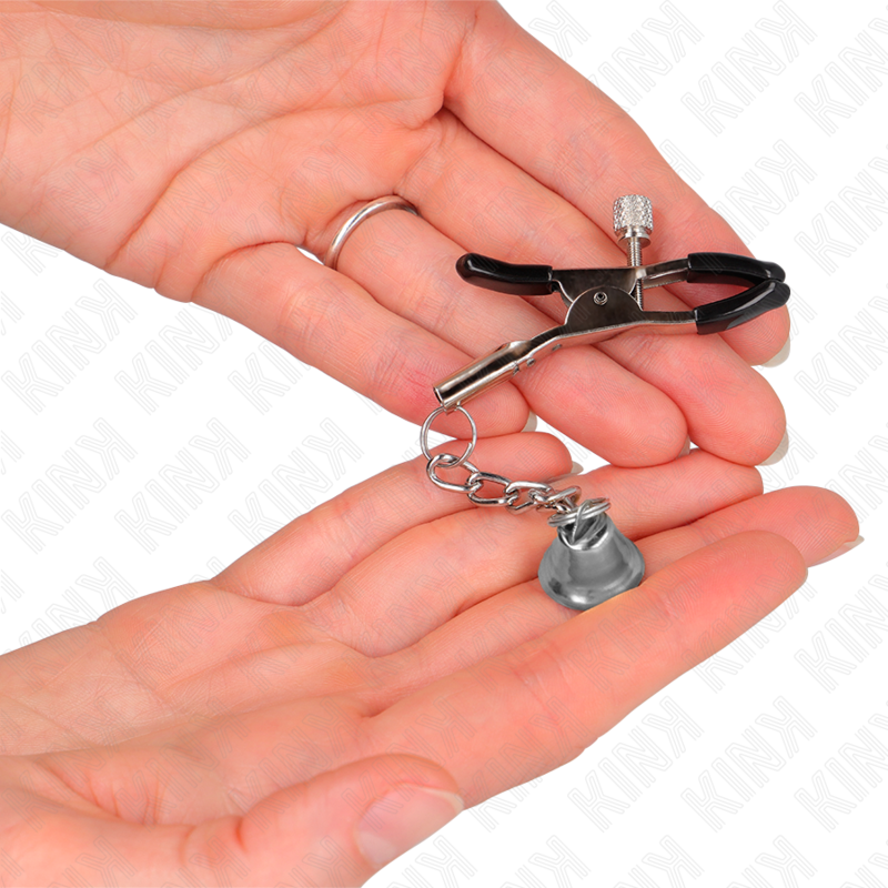 Teleton clips pendant bell silver 6 cm