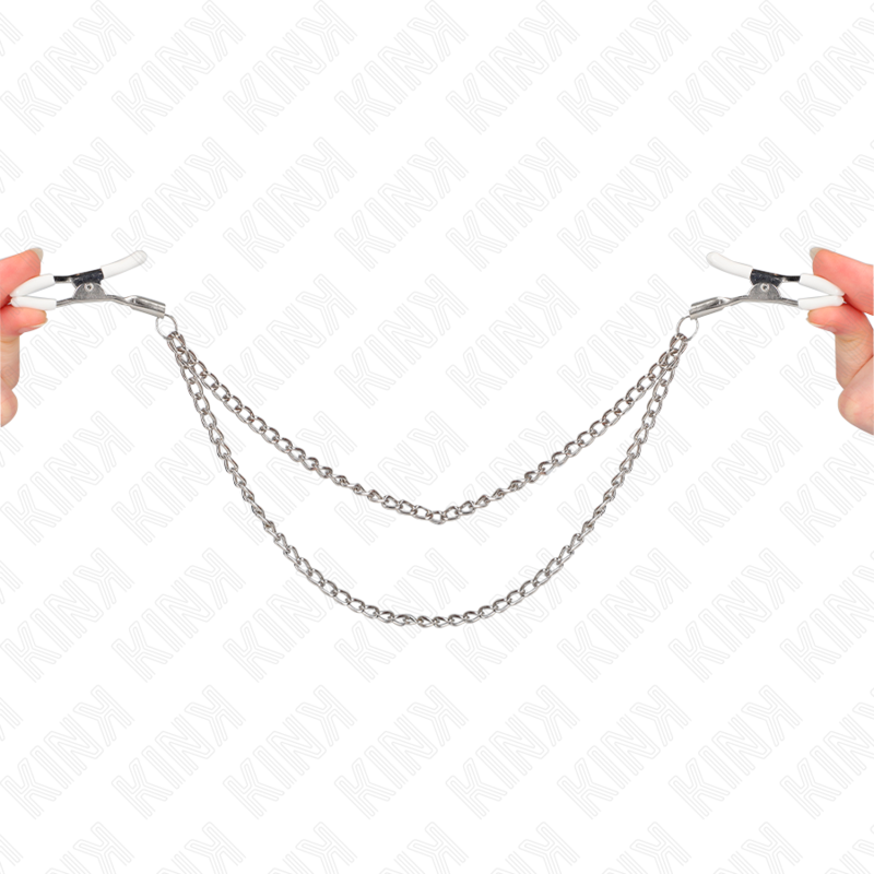 Craft pliers with 2 fine silver chains 20/23 cm
