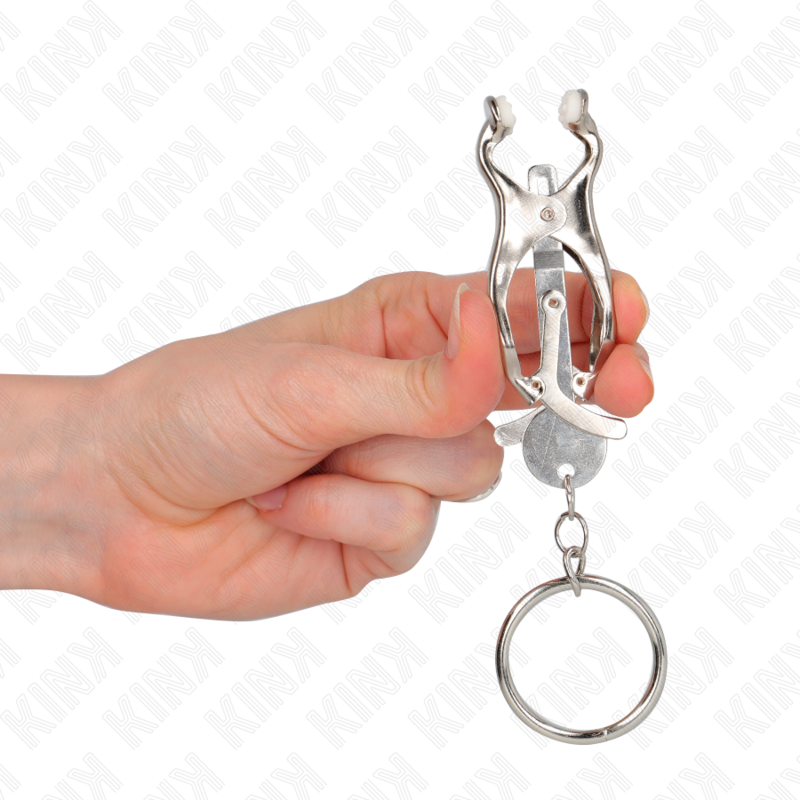 Japanese clover o-ring silver phone clips