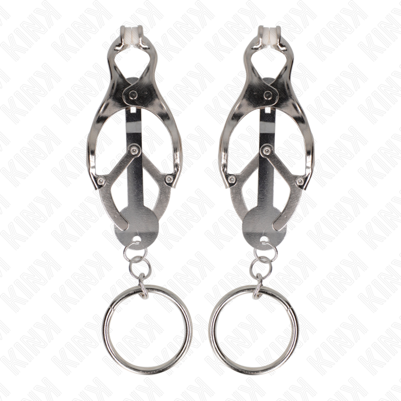 Japanese clover o-ring silver phone clips