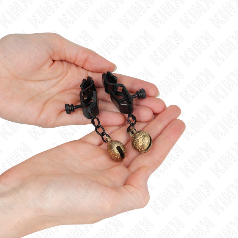 Black bell style metelon tongs 7 cm