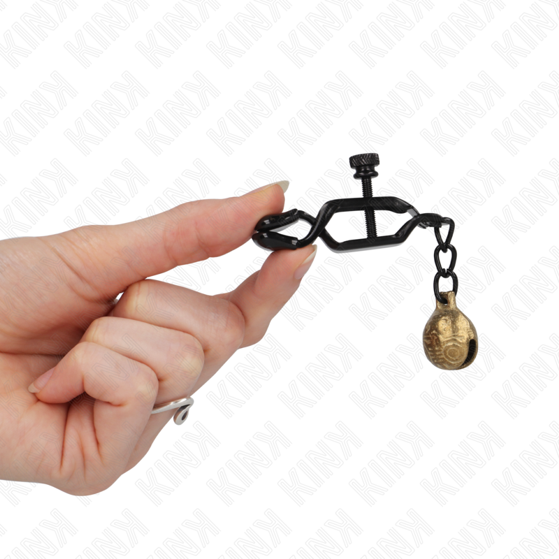 Black bell style metelon tongs 7 cm