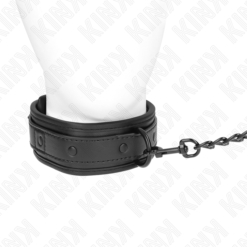 Neoprene Bondage Collar Model 2 with Belt 78 cm Adjustable 37.5 x 49.5 cm