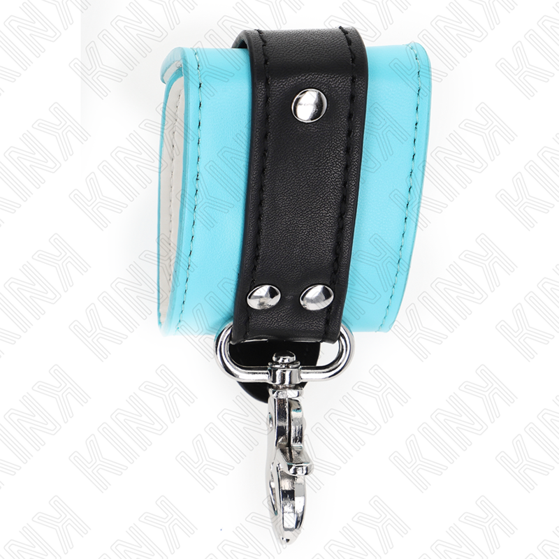 Premium Locking Wrist Rests Black/Blue Adjustable 21-28cm x 5.5cm