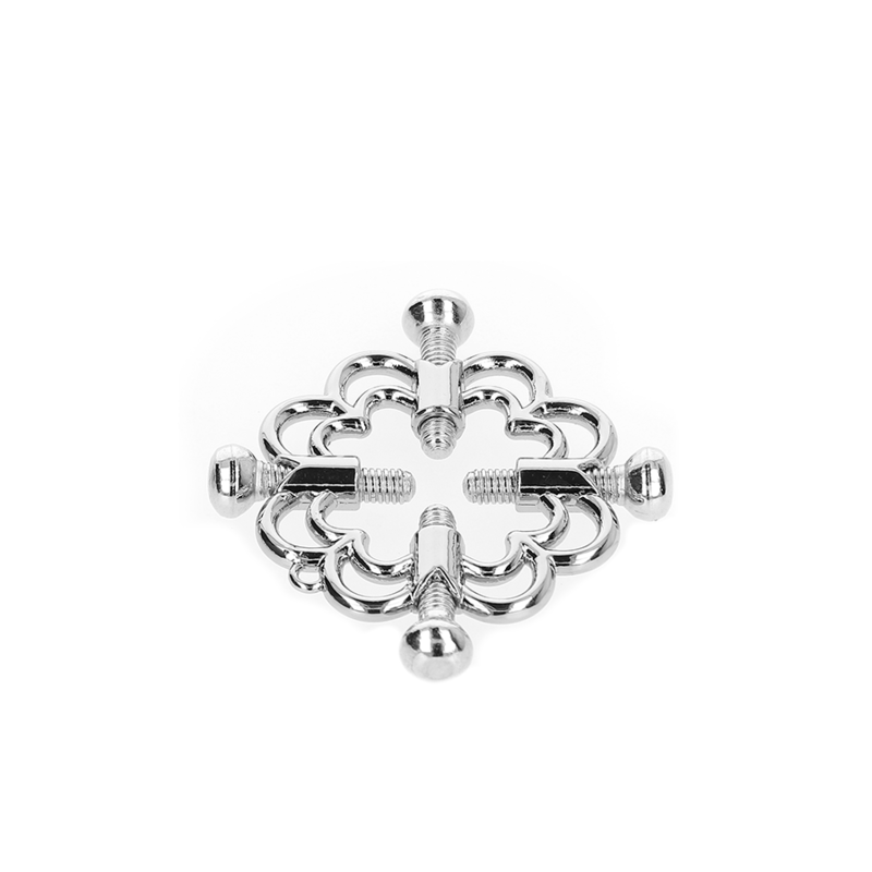 Metal flower hair clips
