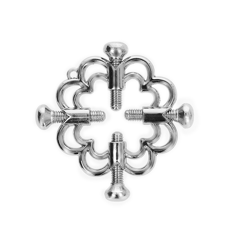 Metal flower hair clips