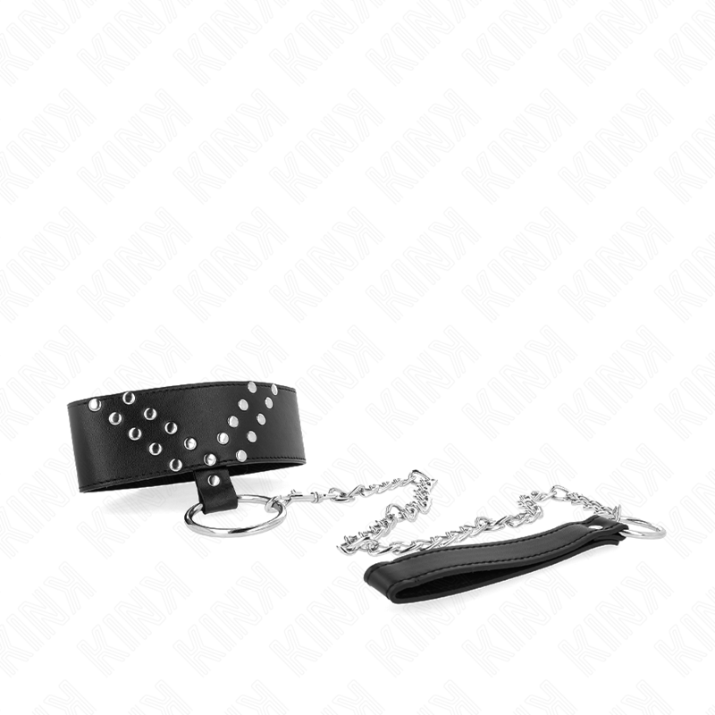 Necklace with belt 65 cm with adjustable v rivet 36-43 cm x 5 cm