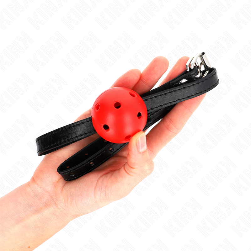 Simplicity Red Breathable Ball Gag 4.5cm 62 x 1.5cm