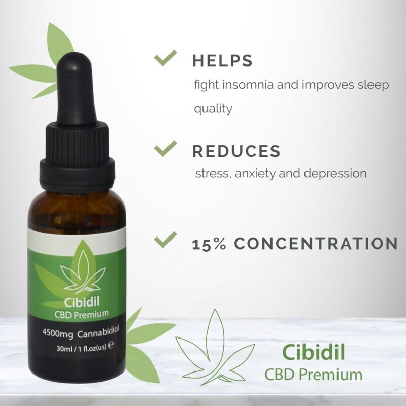 Cibidil huile de cbd relaxante 15 % 30 ml