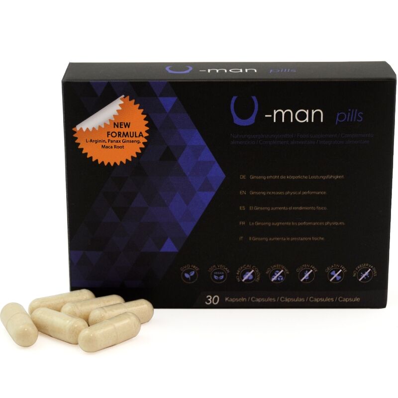 U-man augmente la taille du pénis et la puissance sexuelle - 30 capsules