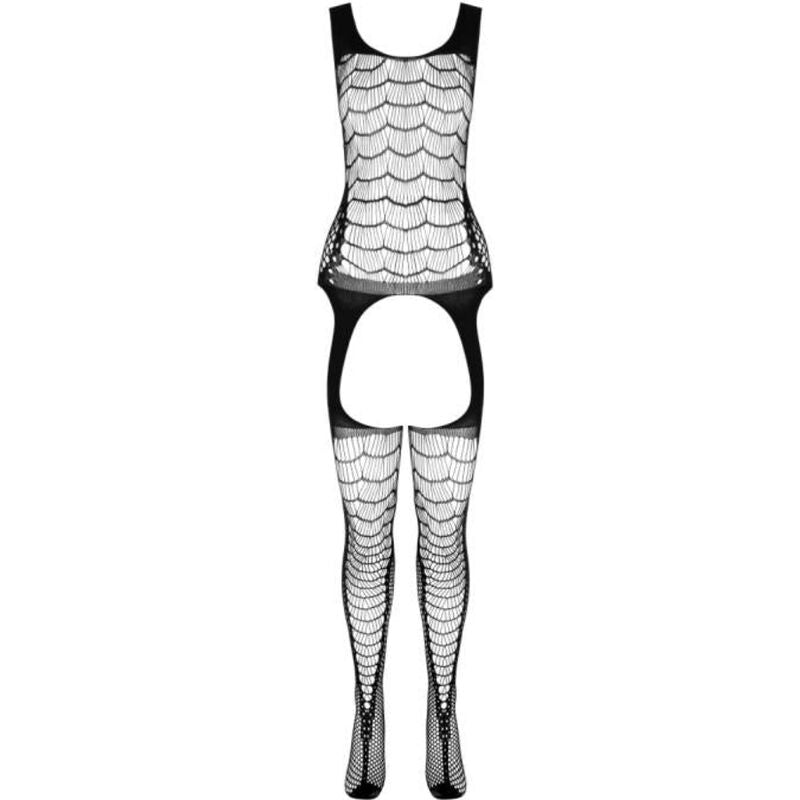 Bs 104 black bodystocking one size