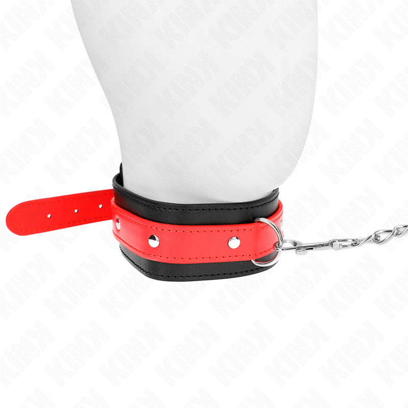 Necklace with red bracelet 65 cm adjustable 36-43 cm x 5 cm