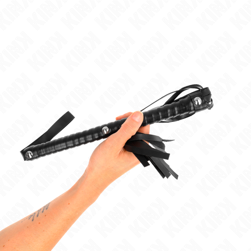 48.5 cm black textured handle whisk