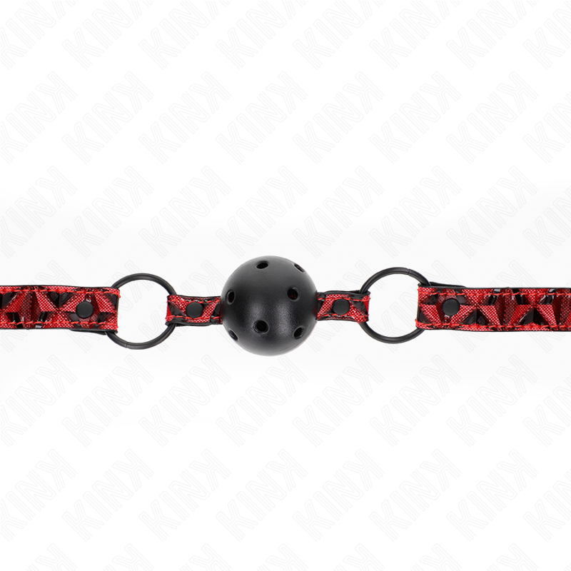 Diamond pattern ball 4.5 cm gag model 2 64.5 cm adjustable 42-60 cm