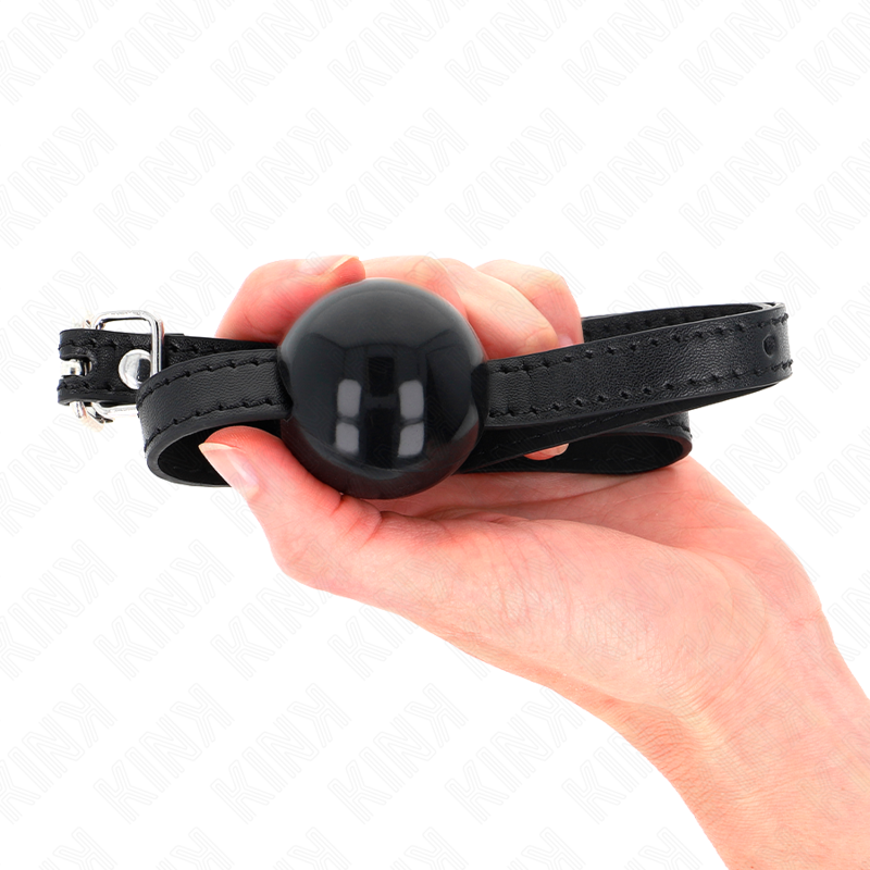 Black single solid ball 4 cm bag 65 x 1.5 cm