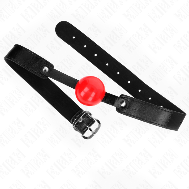 Soft tpe ball 4 cm gag model 1 66 x 2.5 cm adjustable 41-61 cm