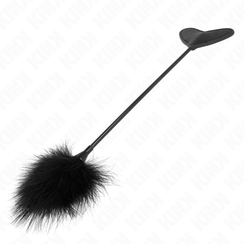 Tickle feathers with heart paddle 31 cm