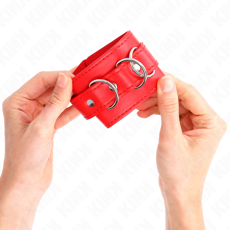 3 adjustable wrist braces red 17.5-25 cm x 6 cm