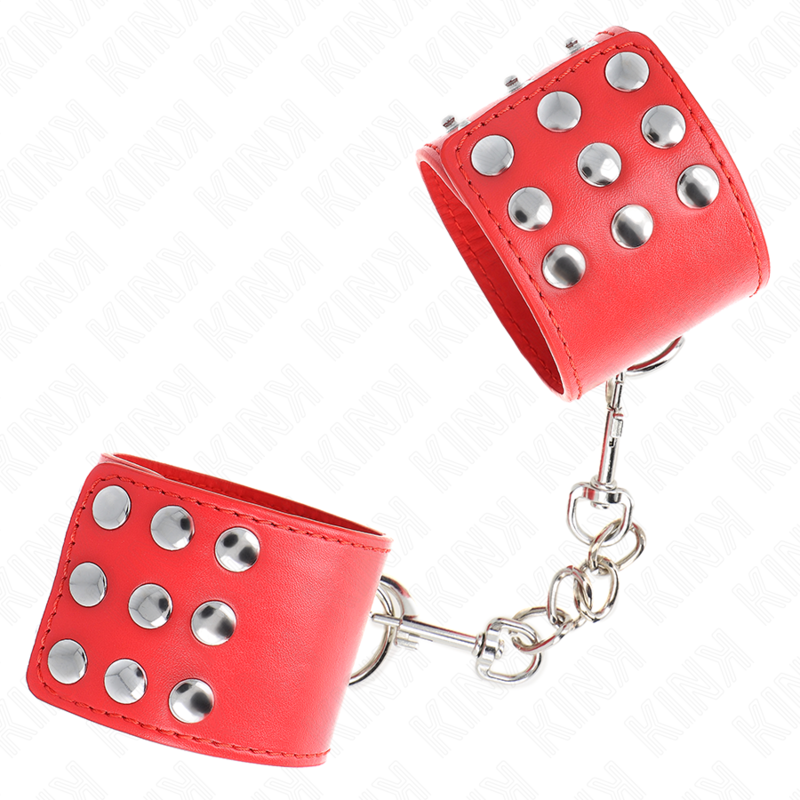 Wrist rest with adjustable red snap button 19-24 cm x 5.5 cm