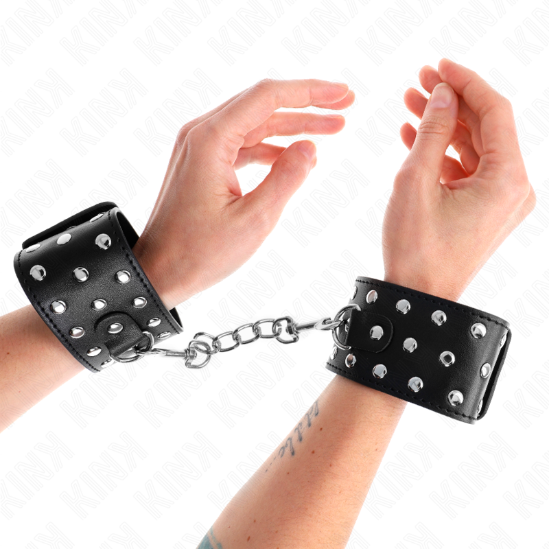 Adjustable Punk Wrist Restraints 19-24cm x 5.5cm