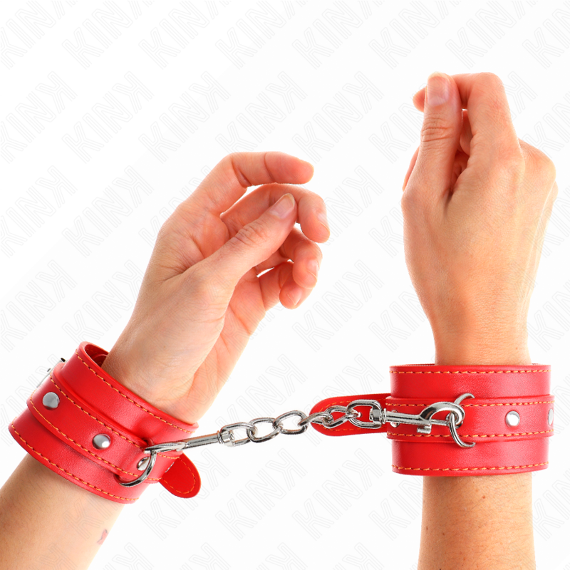 Adjustable thin red wrist braces 21-33 cm