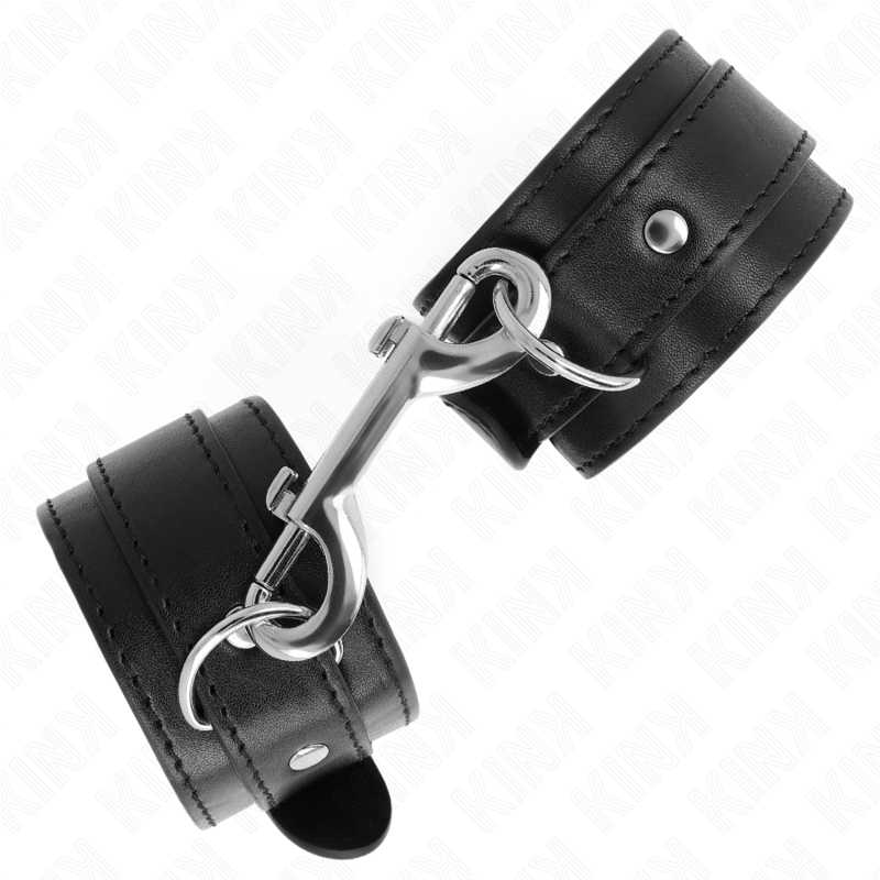 Wrist braces - single row of black adjustable rivets 17-28 cm x 5 cm