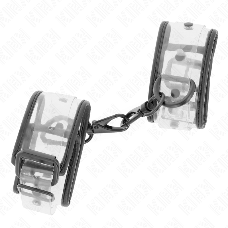 Adjustable transparent cuffs 18-30 cm x 5.5 cm