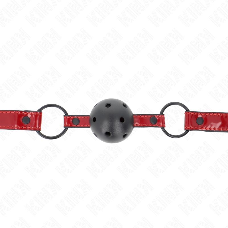 Shiny leather ball 4.5 cm bag 63.5 x 2 cm adjustable 41 x 59 cm