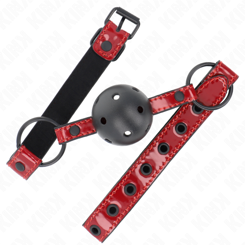 Shiny leather ball 4.5 cm bag 63.5 x 2 cm adjustable 41 x 59 cm