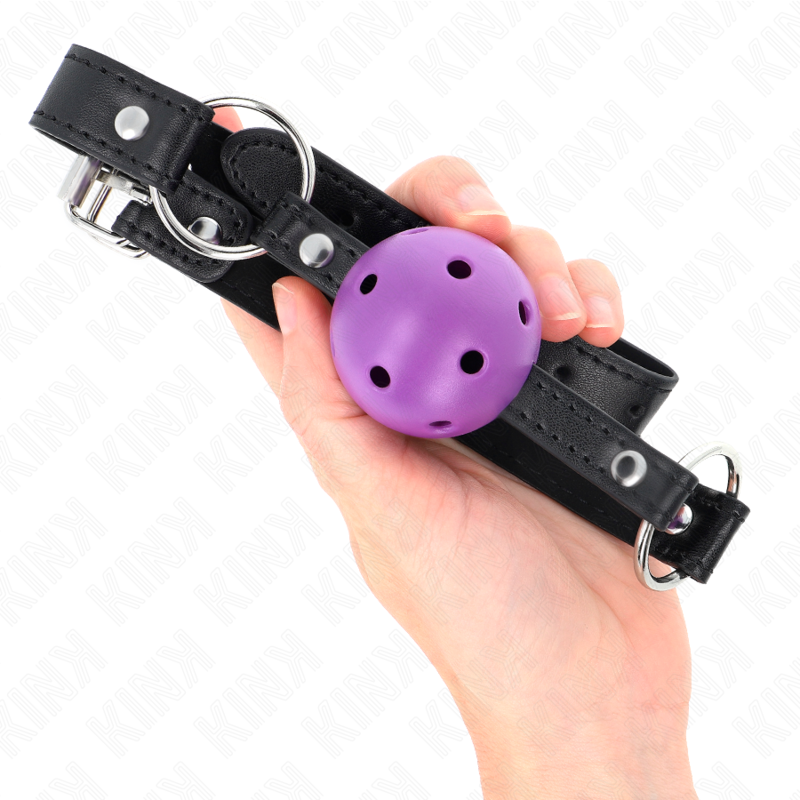 Hard hollow ball purple 4.5 cm bag 63.5 x 2 cm
