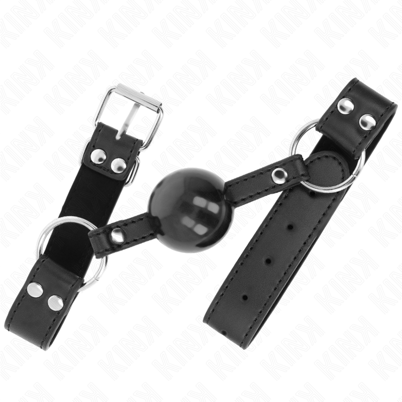 Soft and strong ball stick 4 cm with leather strap 62 x 2.5 cm adjustable 42-58 cm