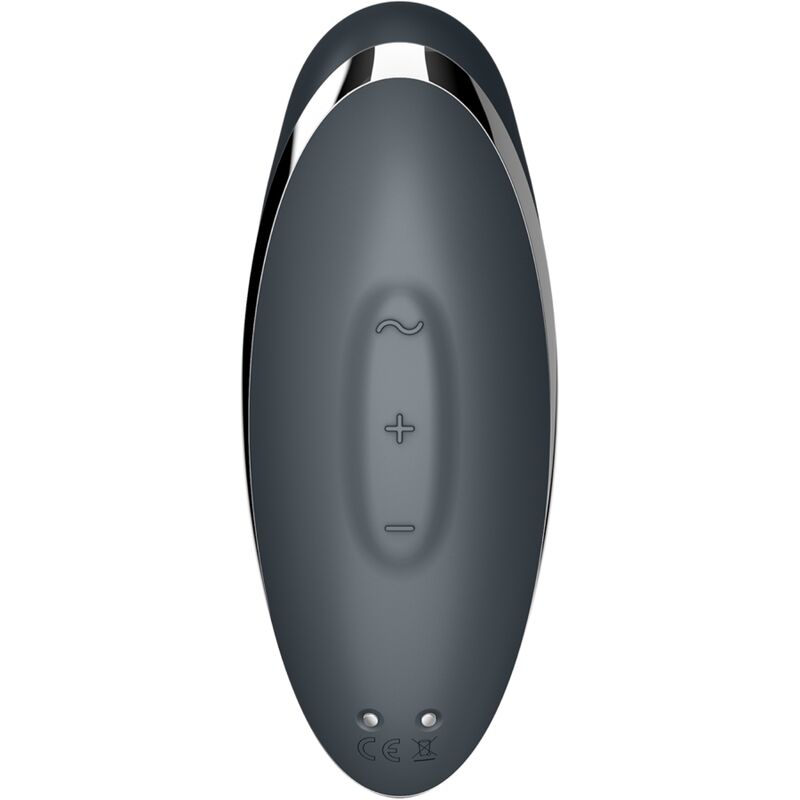 Tap &amp; Climax 2 Vibrator &amp; Stimulator Grey