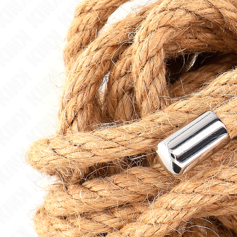 Hemp rope with metal head 5 meters