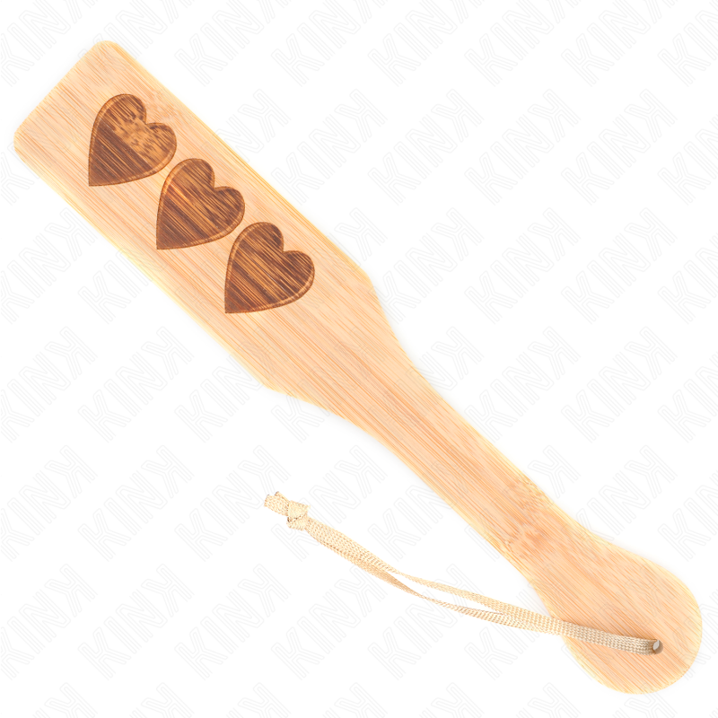 Bamboo palette heart design 32 x 5.5 cm