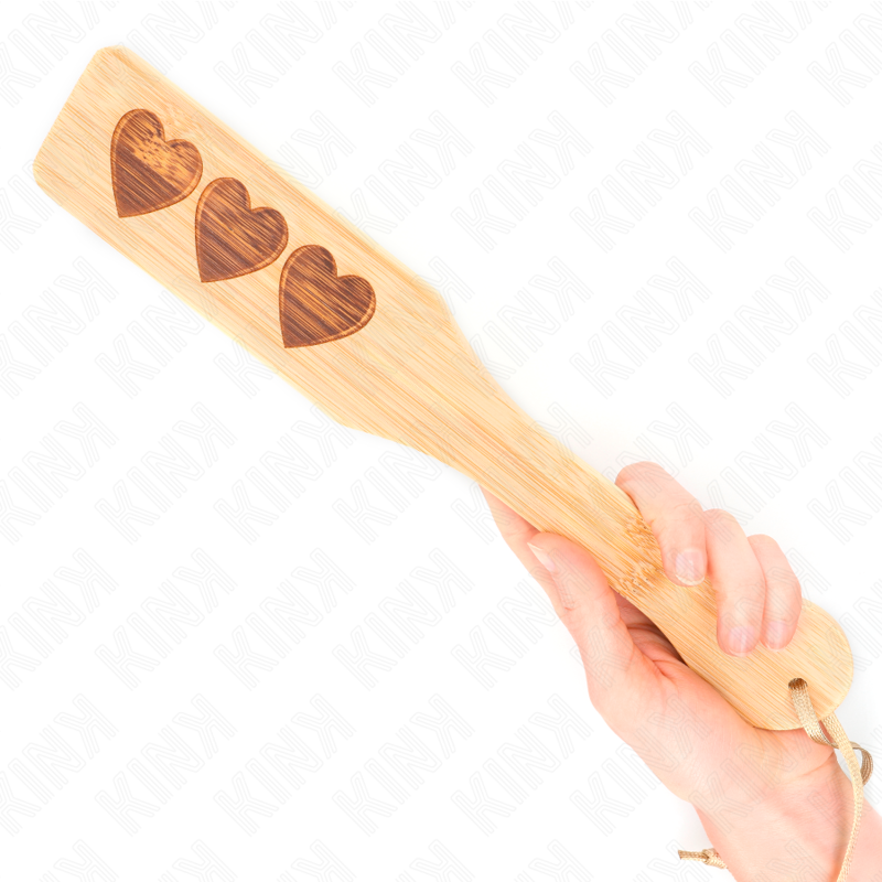 Bamboo palette heart design 32 x 5.5 cm
