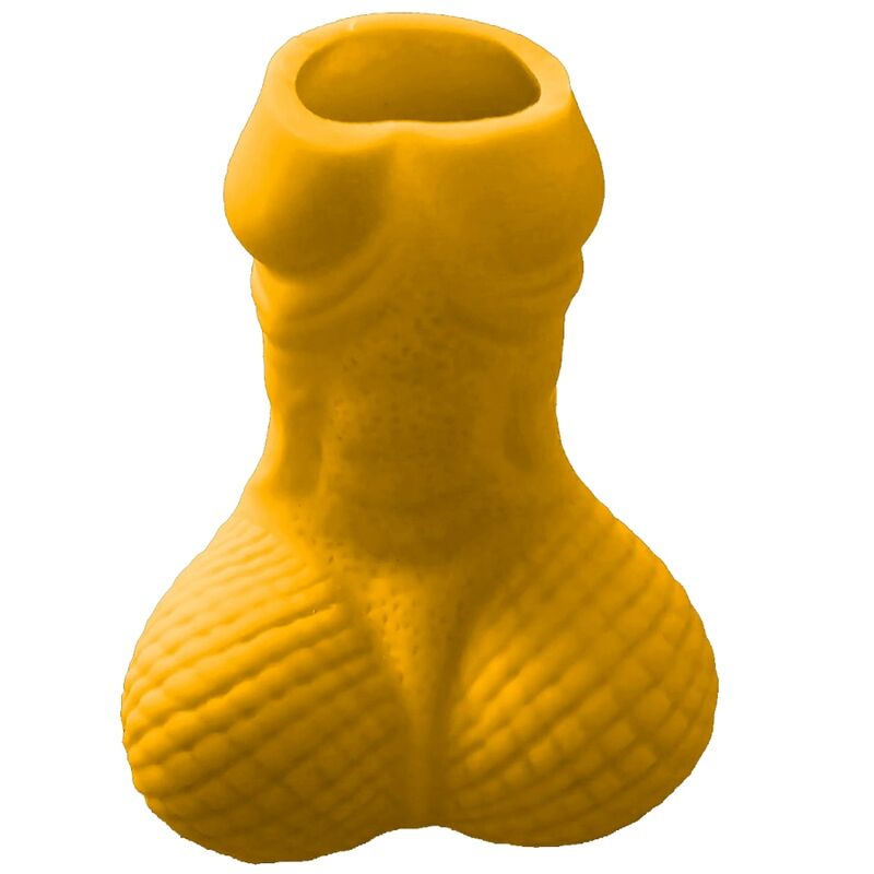Verre  liqueur pénis jaune